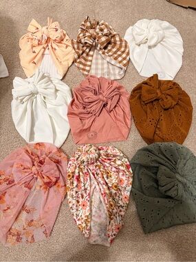 Bunny Knots Knotted Turbans - 9 Pack